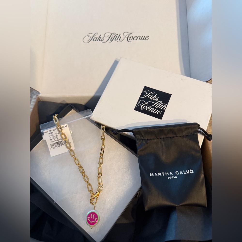 Martha Calvo Trippy necklace - NWT